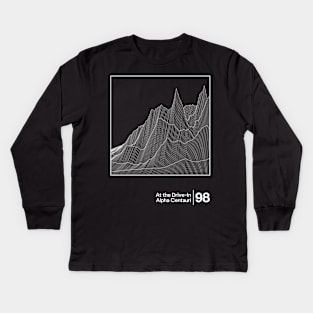 At the Drive-In - Alpha Centauri / Minimal Graphic Artwork Design Kids Long Sleeve T-Shirt